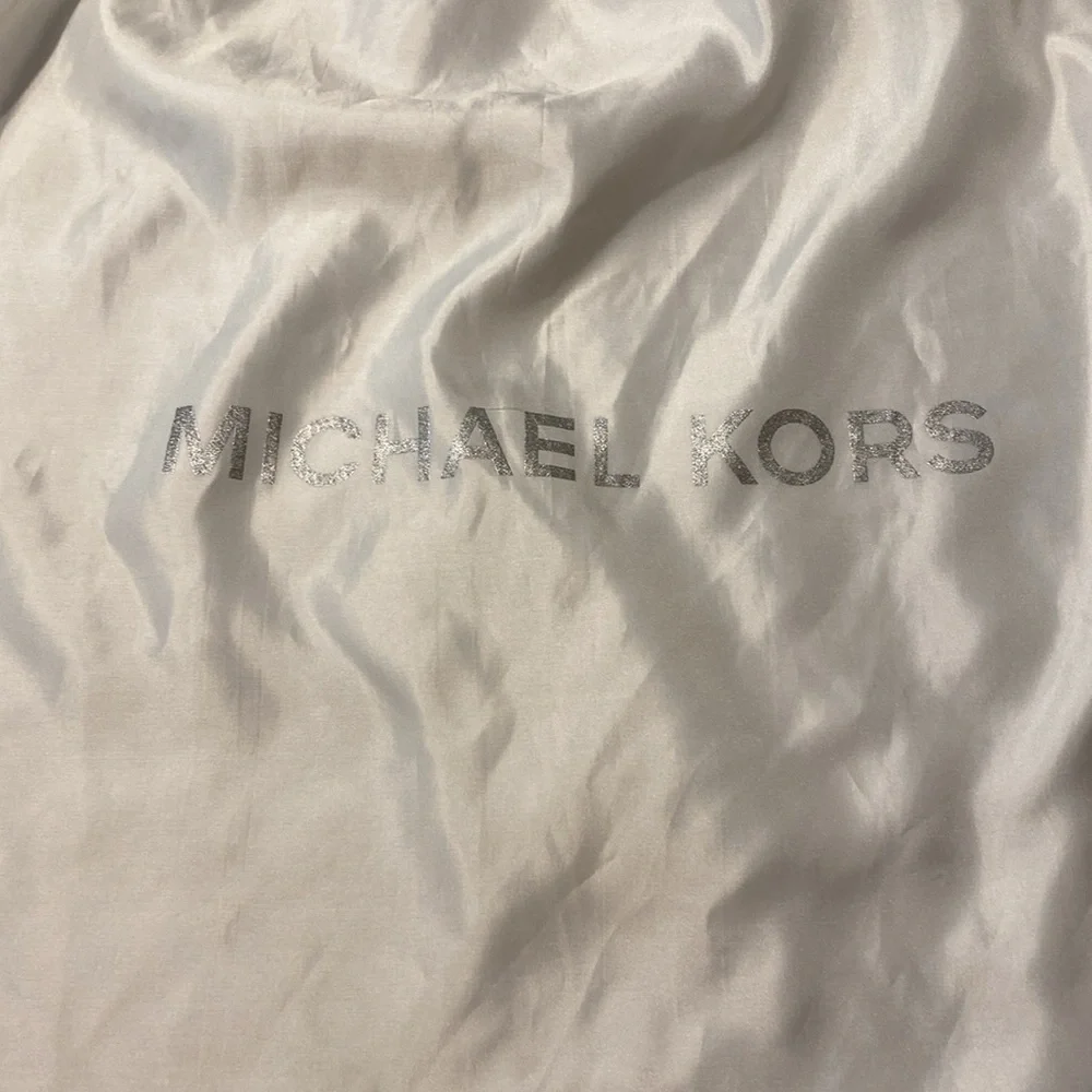 Michael Kors White Dust Bag Silky Design & Draw String Closure
